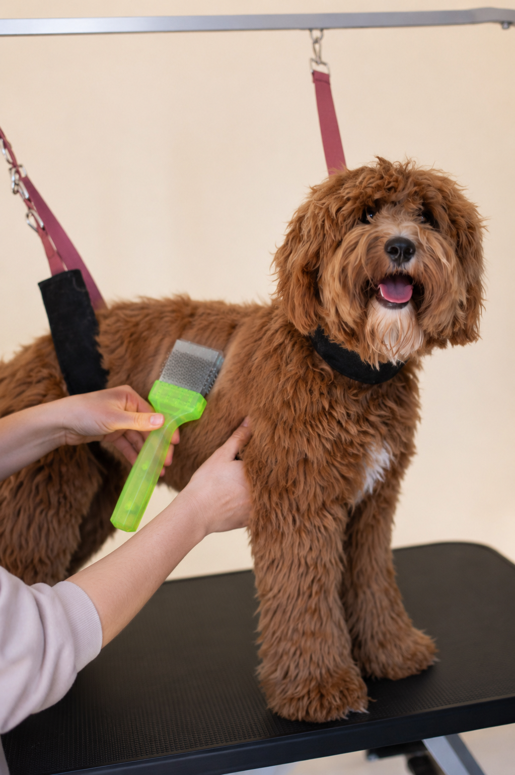 Labradoodle verzorgen: vacht borstelen, wassen en trimmen