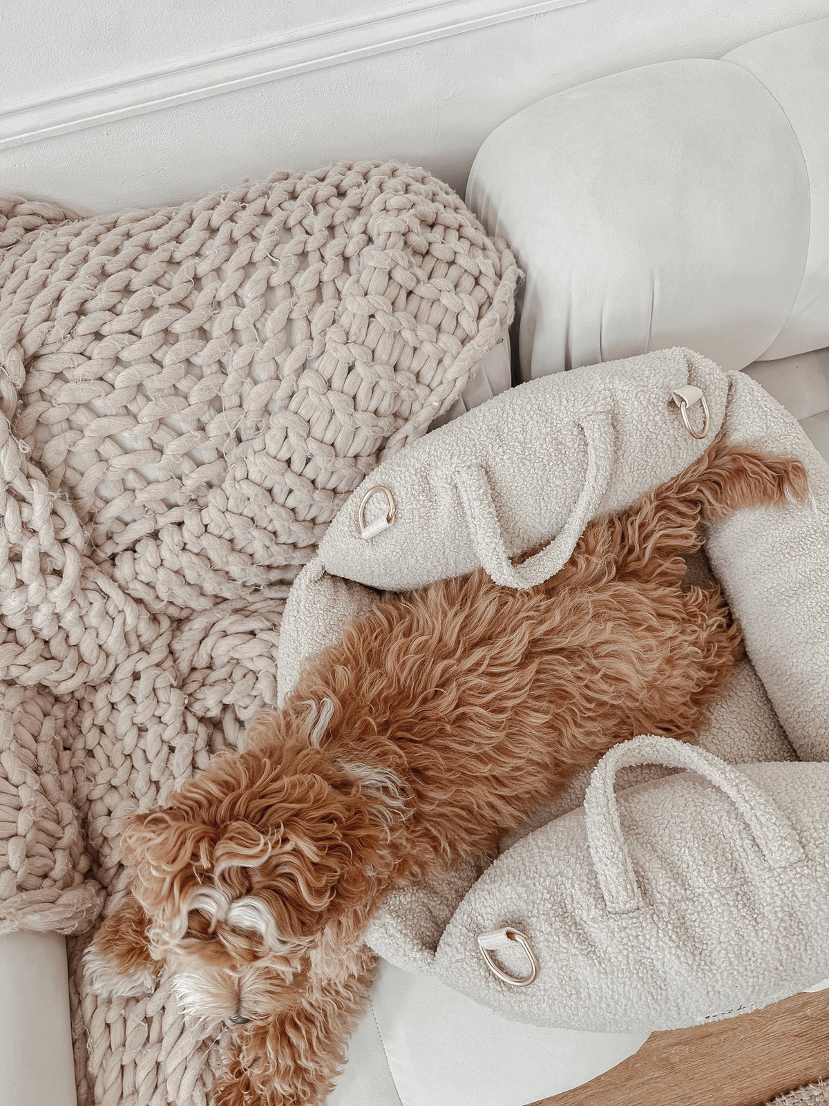 Honden Autostoel Large – By Teddy Cosy Car Seat Hazelnut