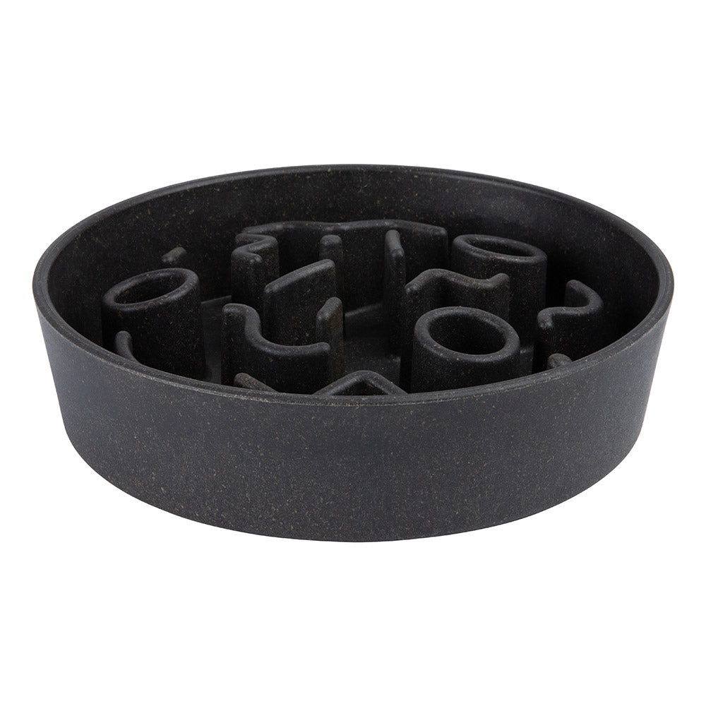 District 70 BAMBOO slowfeeder Dark Grey, Ø21 cm en 1200 ml