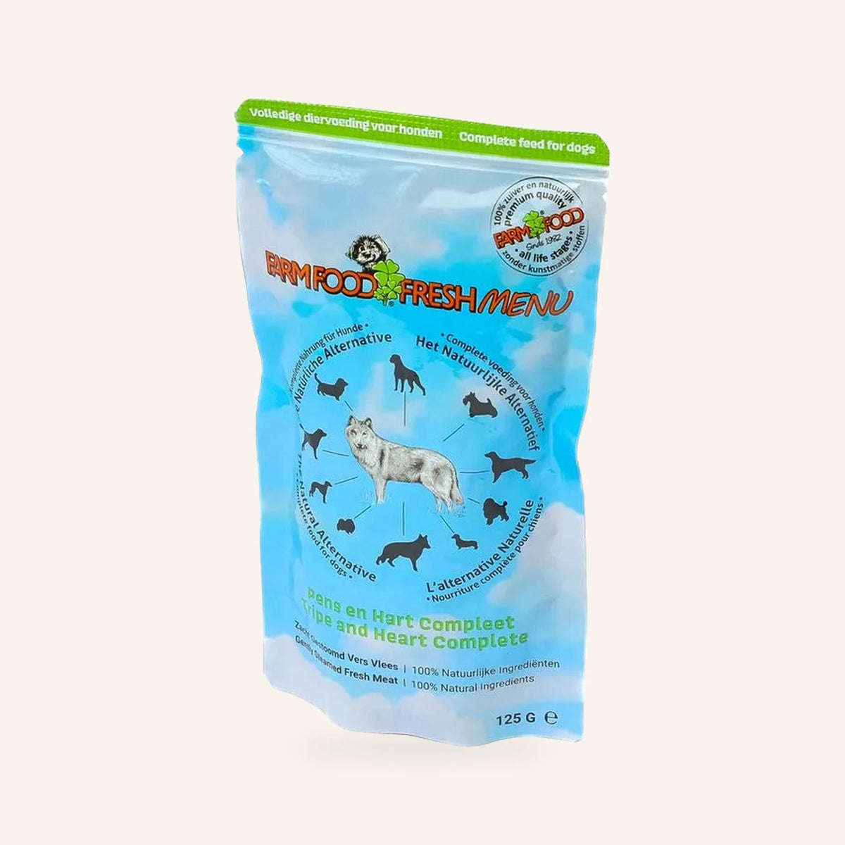 Farm Food Fresh Menu Pens & Hart Compleet – één zakje van 125 gram