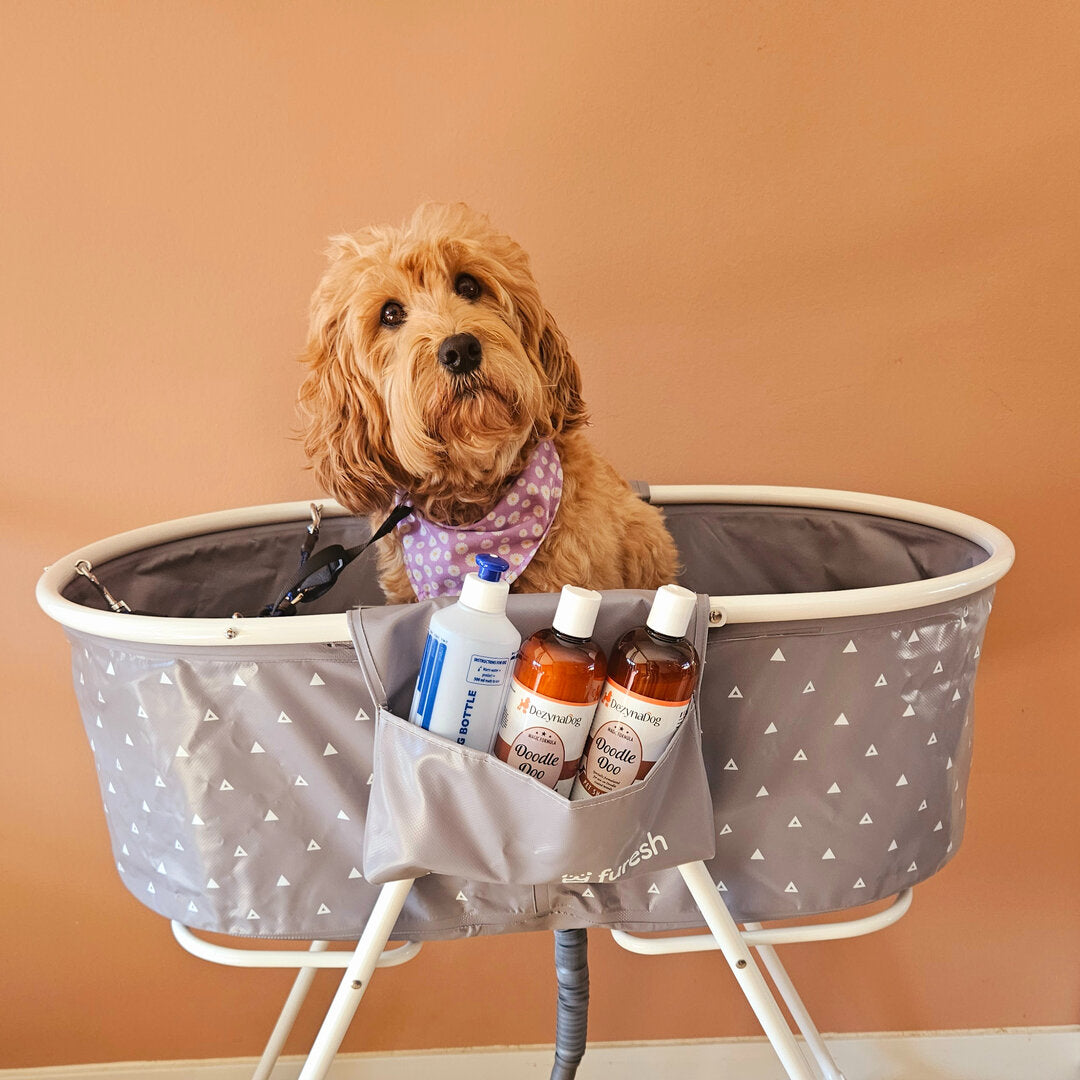 Opvouwbaar Hondenbad voor Labradoodles – Verhoogd & Wassen Zonder Stress