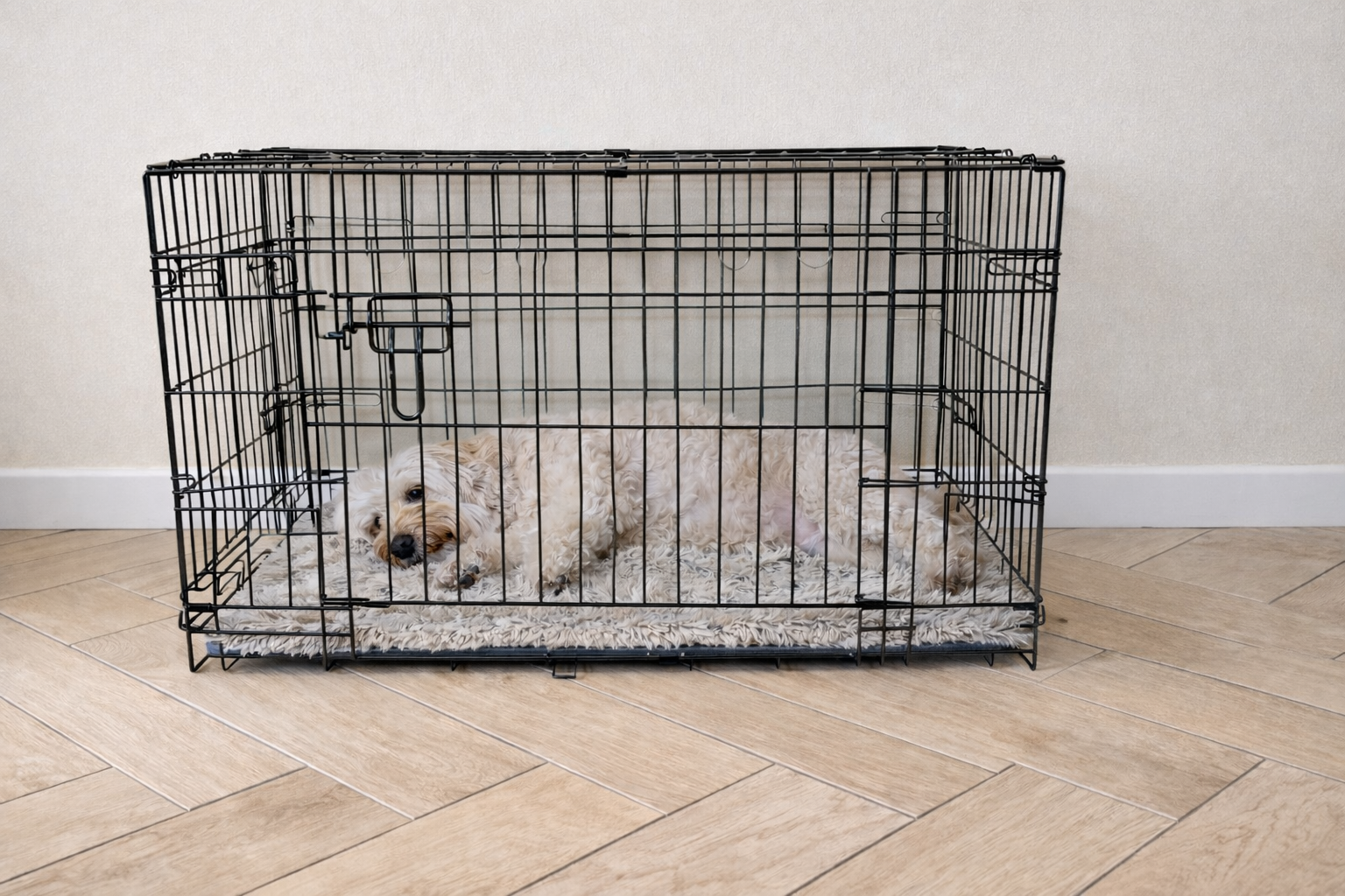Bench voor Labradoodles – Veilig & Rustgevend