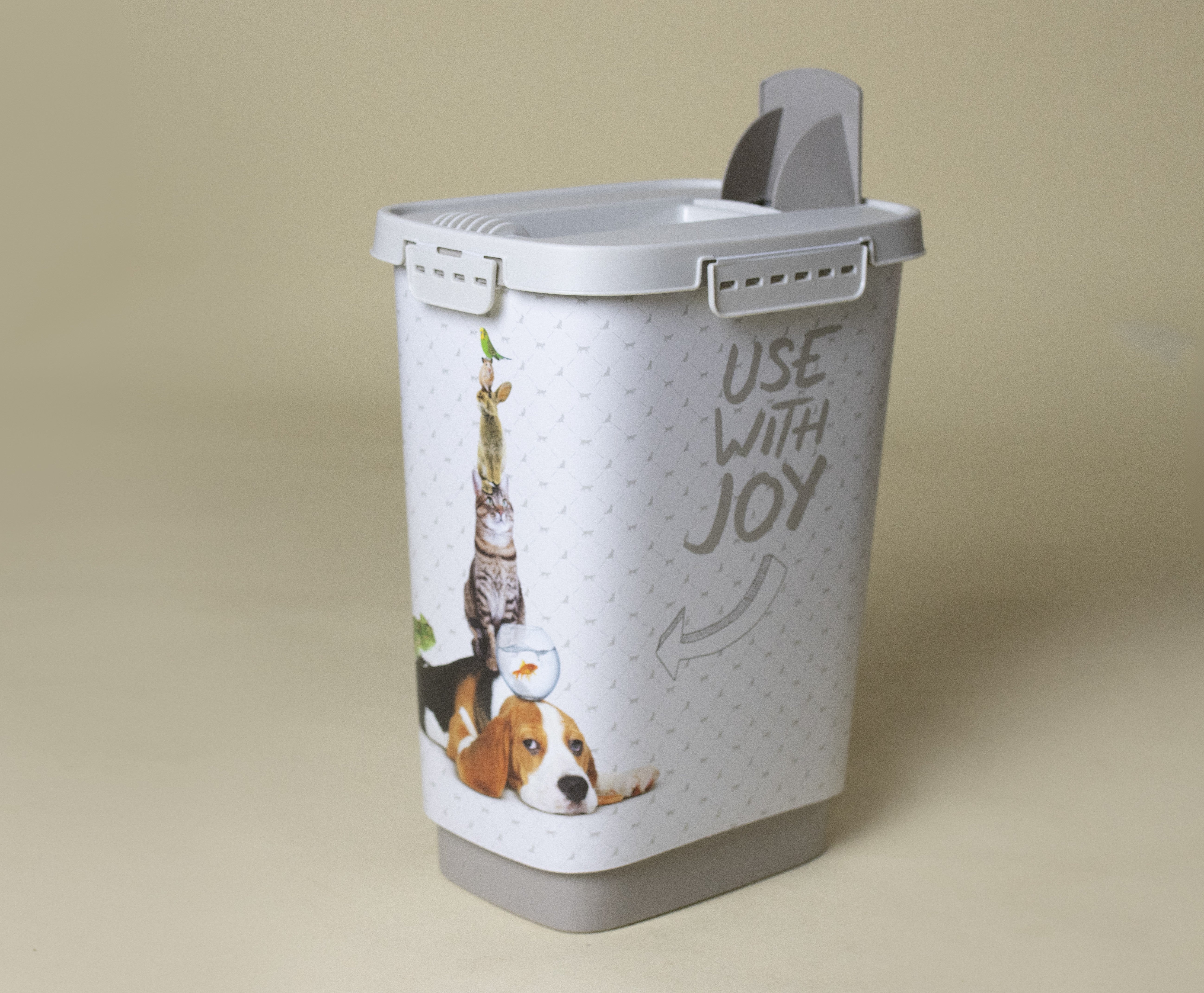 June Voerton Taupe & Wit 8,4L | Voeropslag voor Hond, Pup & Labradoodle