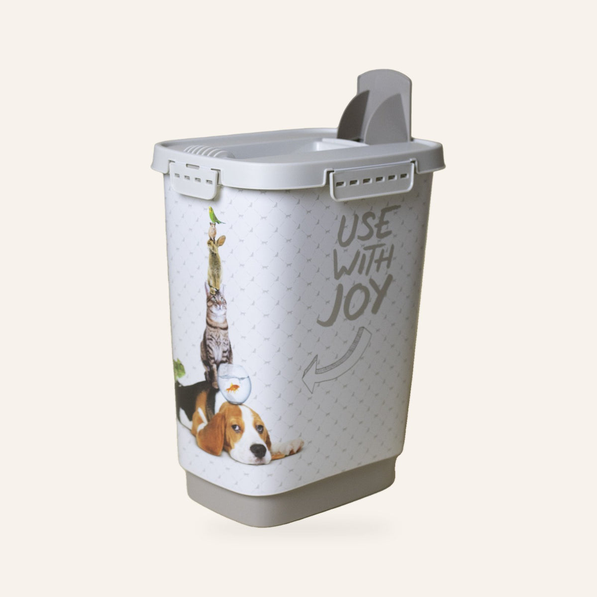 June Voerton Taupe & Wit 8,4L | Voeropslag voor Hond, Pup & Labradoodle