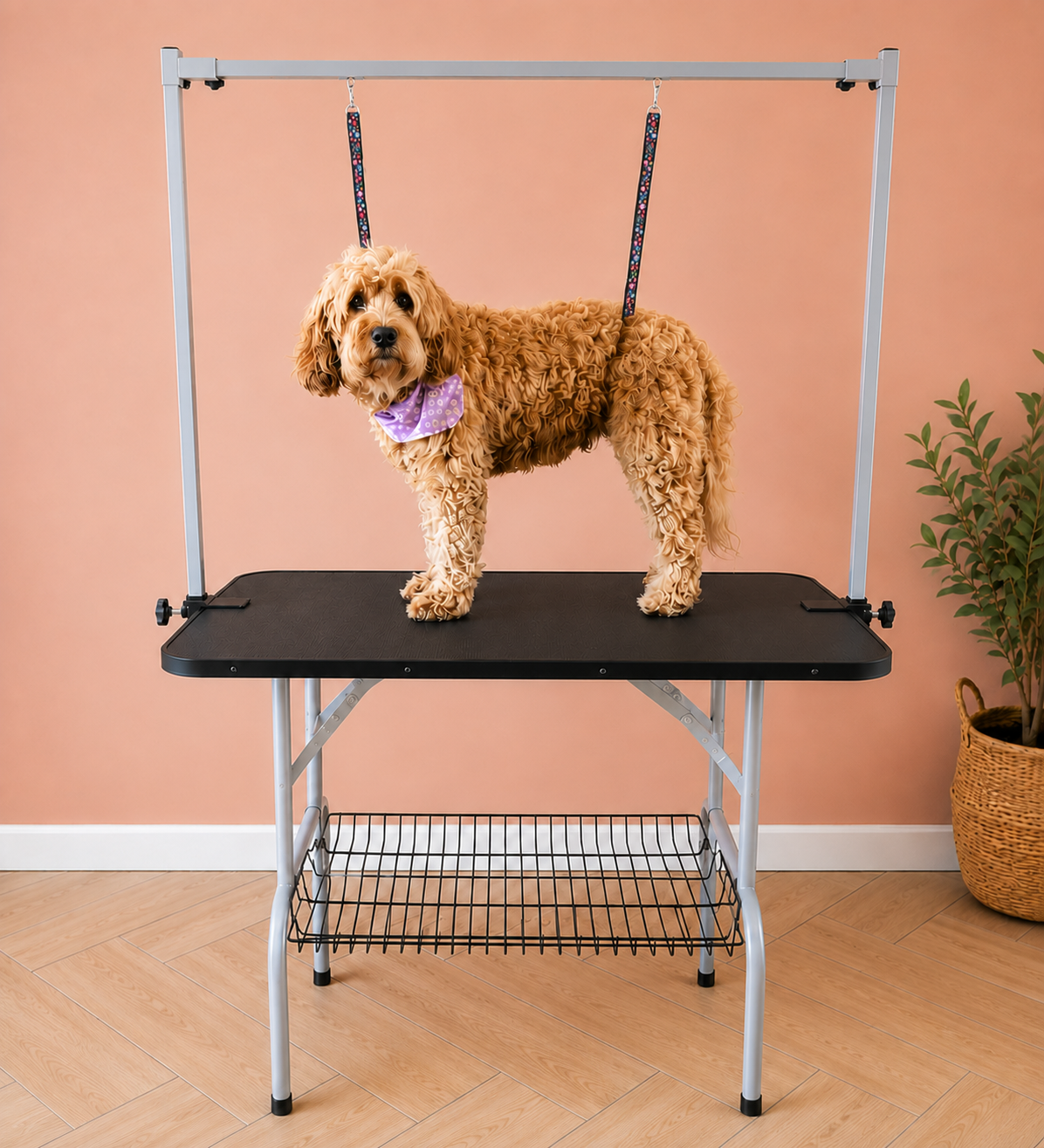 Show Tech Trimlus Flower Power 55 cm – Professionele Grooming Noose voor Honden