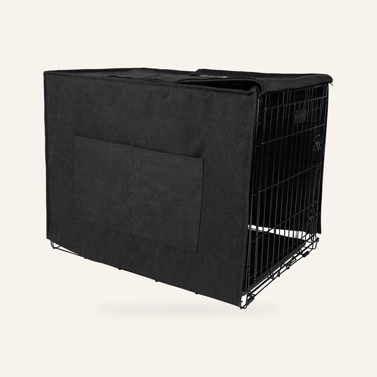 District 70 CRATE Cover benchhoes in Donkergrijs met open voorkant