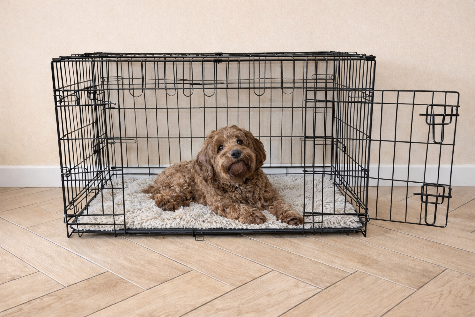 Bench voor Labradoodles – Veilig & Rustgevend