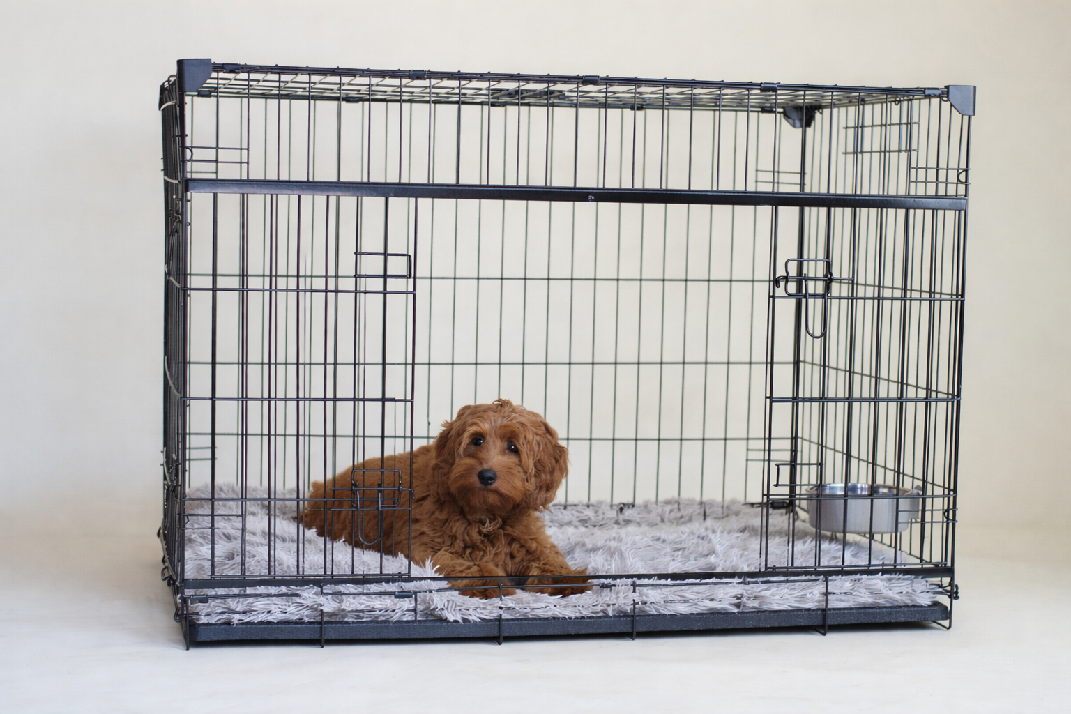 Complete doodle Comfort Set 107 cm – Bench met Schuifdeur + grote mand & Accessoires (meest gekozen)