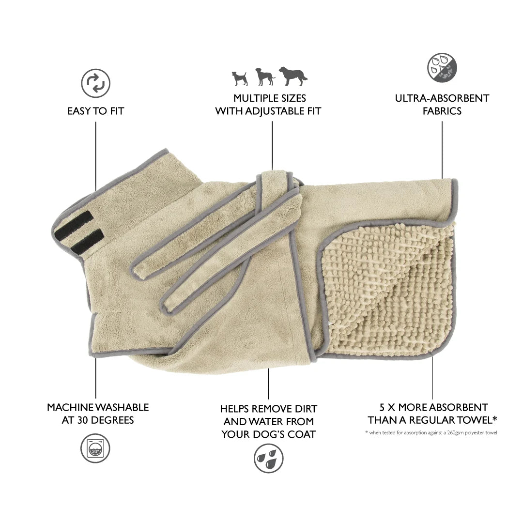 Hondenbadjas Labradoodle – Deluxe Noodle | 5× Absorberend