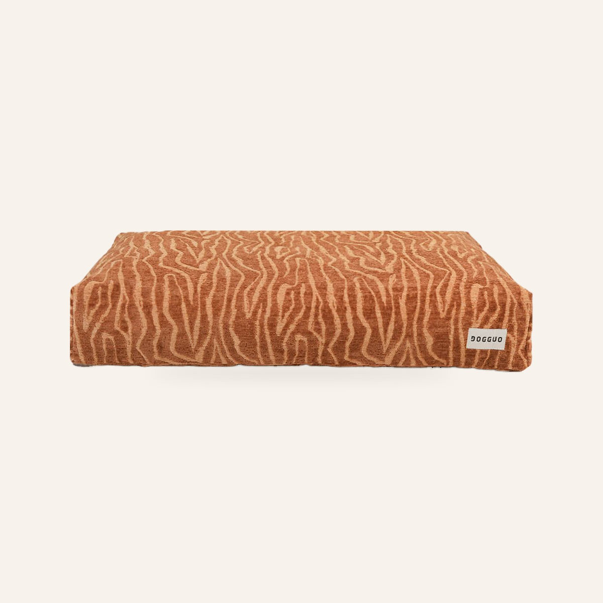 DOGGUO Ethnic orthopedisch hondenkussen - Beige/Bruin - productaanzicht