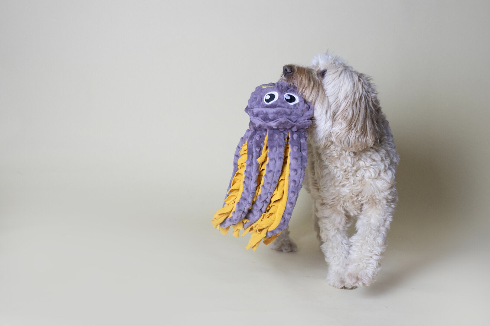 Snuffelmat Puppy Inktvis – Labradoodle Snuffelmat & Puppy Denkspel