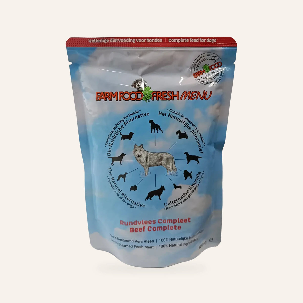 Farm Food Fresh Menu Rundvlees Compleet – één zakje van 300 gram