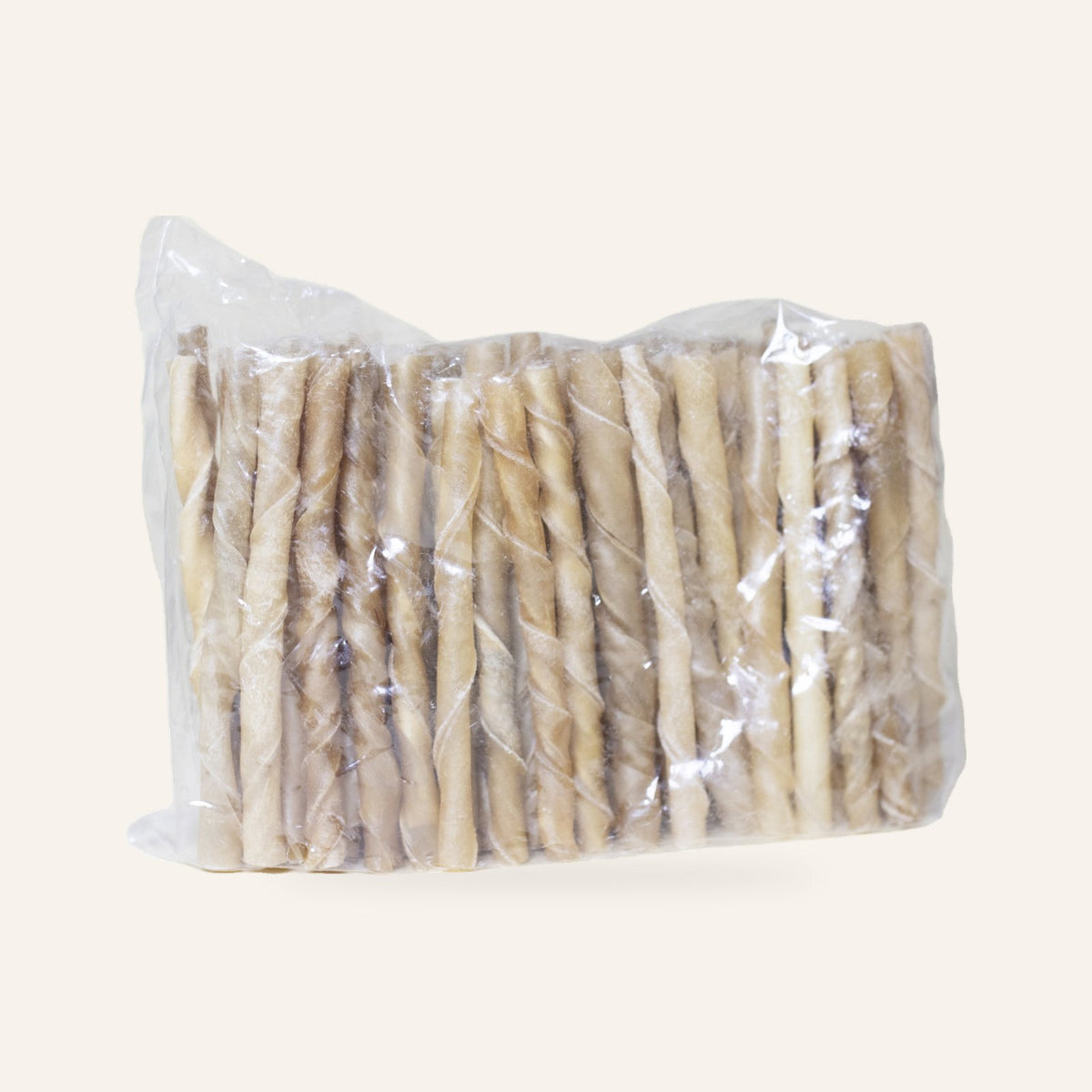 Kauwrollen Hond 12 cm – Natuurlijke Runderhuid Kauwsnack 100 stuks