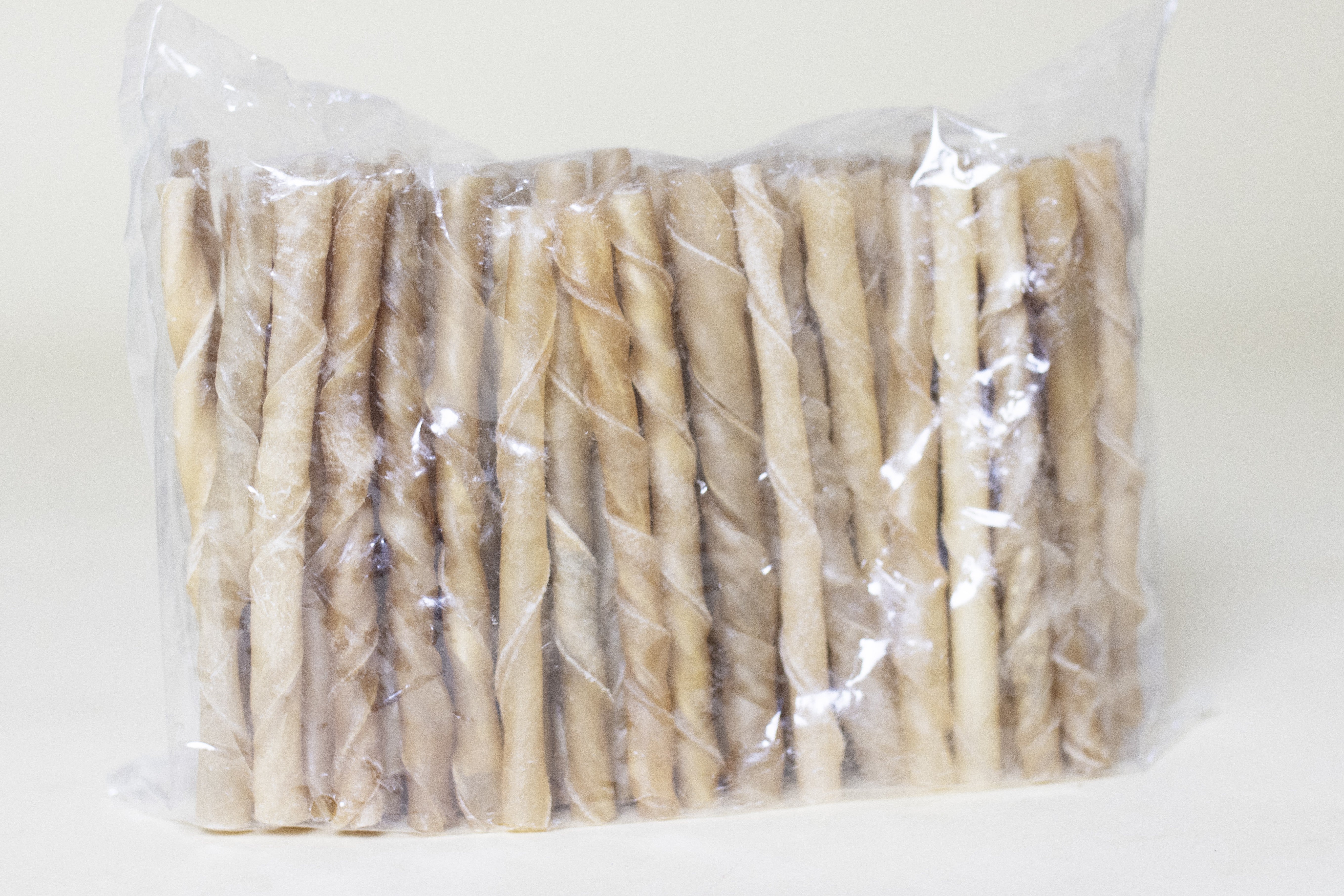 Kauwrollen Hond 12 cm – Natuurlijke Runderhuid Kauwsnack 100 stuks