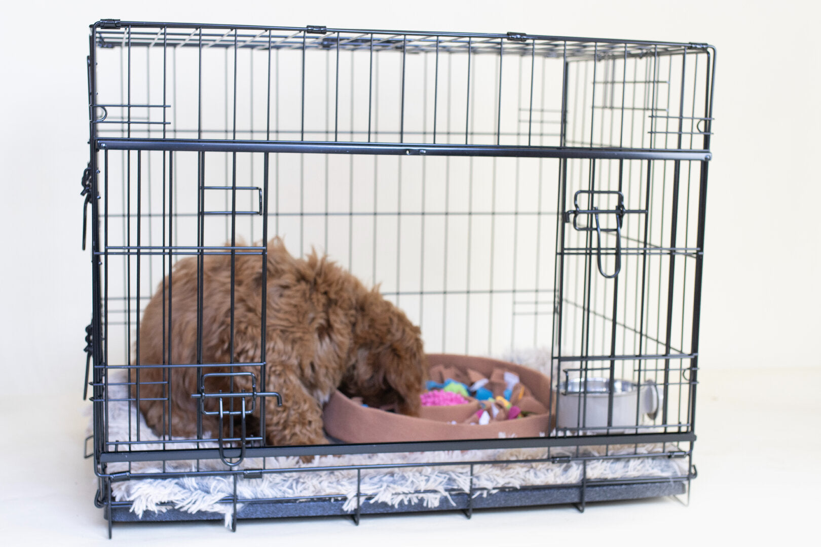 Complete doodle Comfort Set 107 cm – Bench met Schuifdeur + grote mand & Accessoires (meest gekozen)