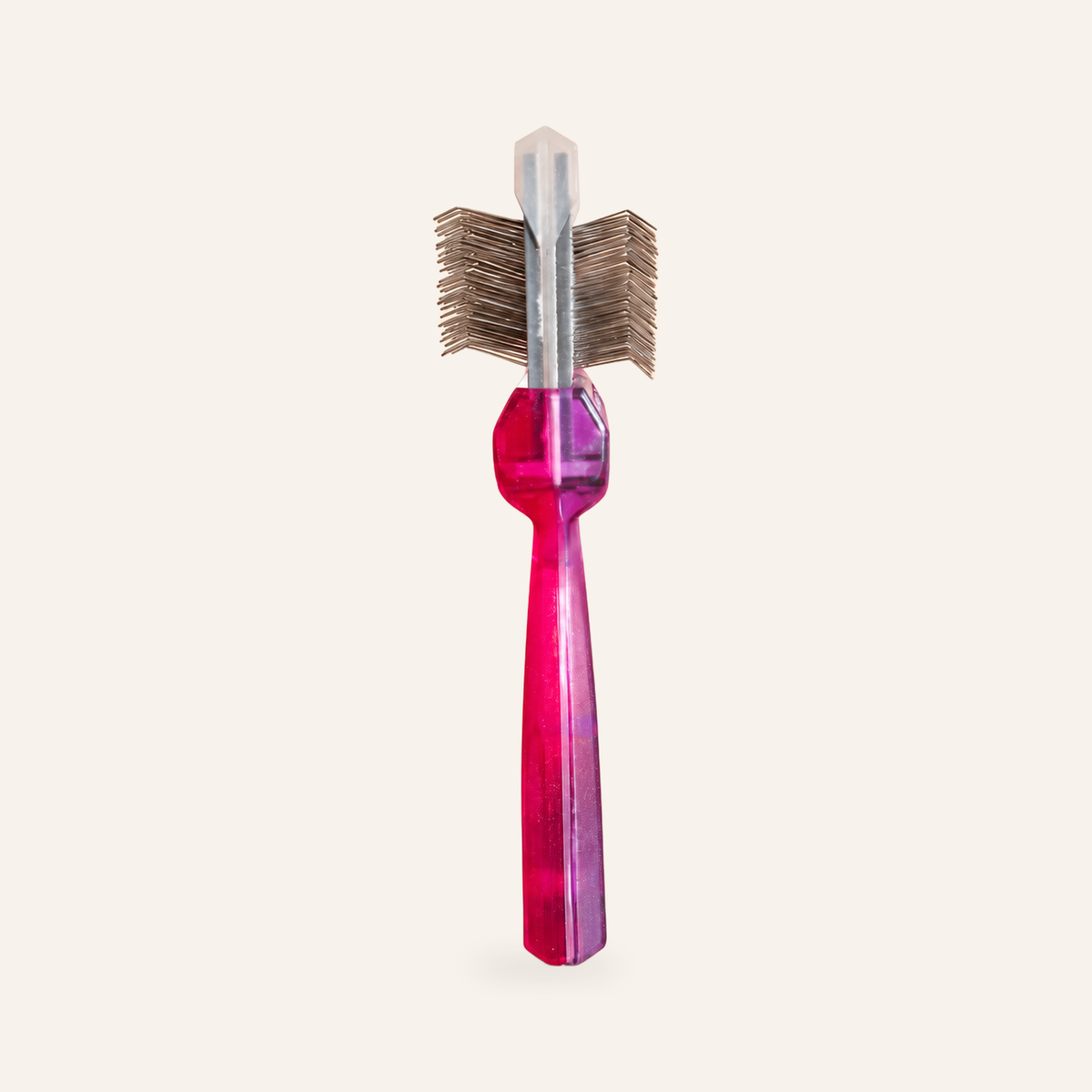 Activet Borstel voor Labradoodles – Klitten & Vervilting – paars-rood