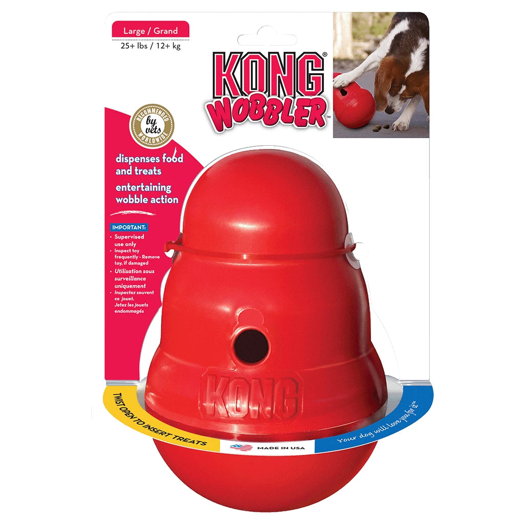 KONG Wobbler | Voerpuzzel & Slowfeeder voor Honden